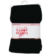 Wholesale - 1pk GIRLS BLACK HWT RIB SOCKS SIZE 12-14, UPC: 730838918405